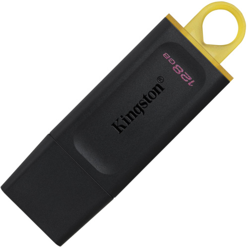 USB-флешка Kingston 128Gb DataTraveler Exodia DTX/128GB USB3.1 черный/желтый