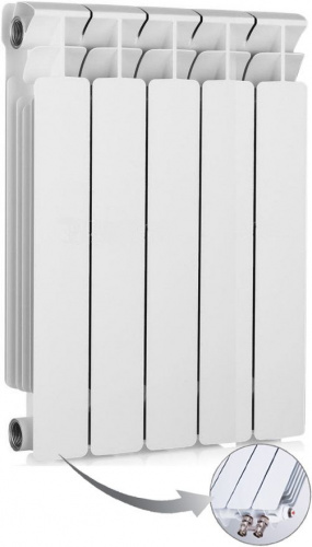 Биметаллический радиатор отопления  Rifar Base Ventil L 350 X5