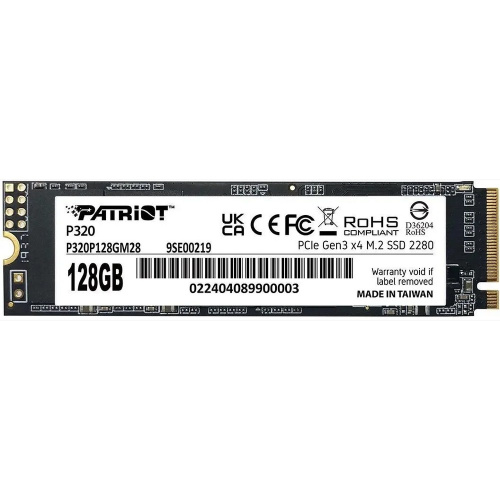 SSD Patriot P320 P320P128GM28 PCIe 3.0 x4 128GB M.2 2280