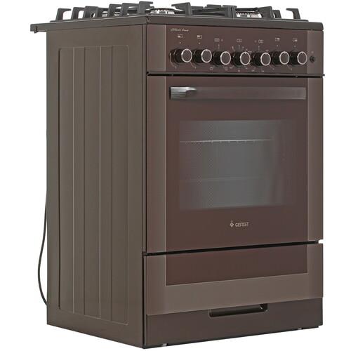 Комбинированная плита Gefest 6502-02 0045 коричневый