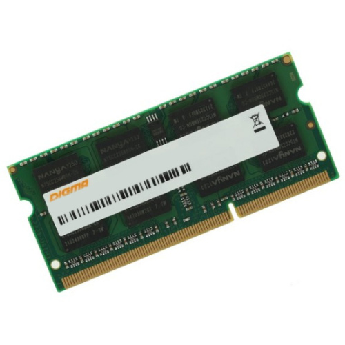 ОЗУ Digma DGMAS42666008D DDR4 8Gb 2666MHz RTL PC4-21300 CL19 SO-DIMM 260-pin 1.2В dual rank Ret