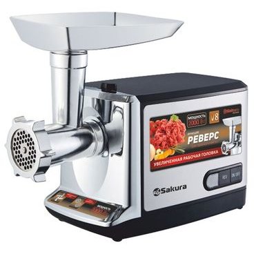 Мясорубка Sakura SA-6419BK Premium