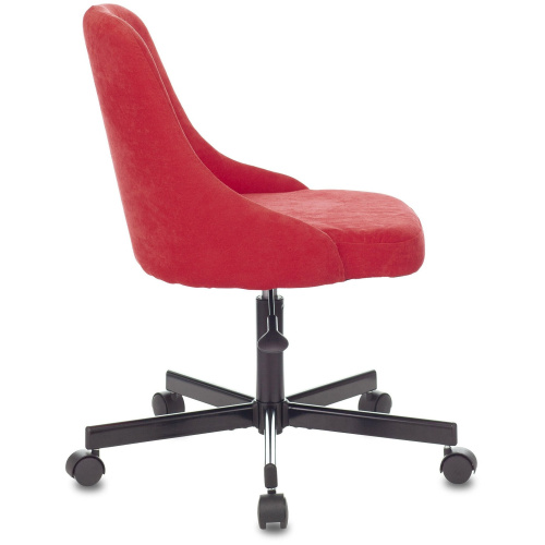 Кресло Бюрократ CH-340M/VELV88 красный Velvet 88 крестов. металл