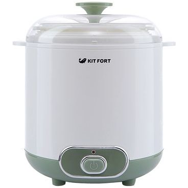 Йогуртница Kitfort KT-2005 белый/зеленый