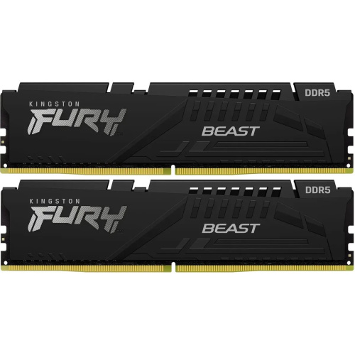 ОЗУ Kingston Fury Beast KF560C30BBK2-64 DDR5 - 2x 32ГБ 6000МГц, DIMM, Ret