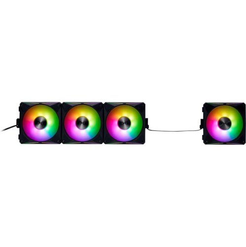 Комплект вентиляторов 4шт XPG HURRICANE MAG 120 ARGB PWM ( прямой и реверсный режим) black RET