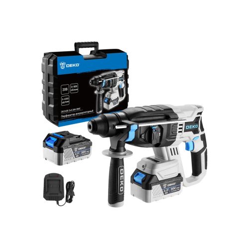 Перфоратор DEKO ZKCH20 (084-1042) Li-Ion, 2АКБ+ЗУ 4Ач