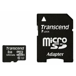 Карта памяти Transcend microSDHC 8Gb Class10 TS8GUSD300S w/o adapter