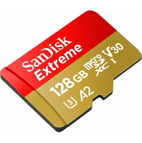 Карта памяти SanDisk (SDSQXAA-128G-GN6MN) 128GB microSDXC Class 10 UHS-I A2 C10 V30 U3 Extreme 190MB/s