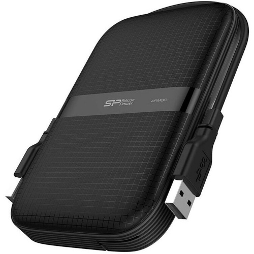 Внешний HDD Silicon Power Armor A60 (SP020TBPHDA60S3A), 2TB 2.5", USB 3.2, Черный