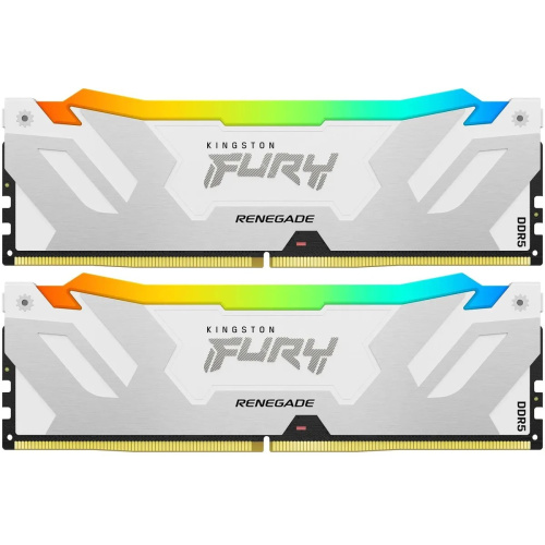 ОЗУ Kingston Fury Renegade KF564C32RWAK2-32 DDR5 - 2x 16ГБ 6400МГц, DIMM, White, Ret