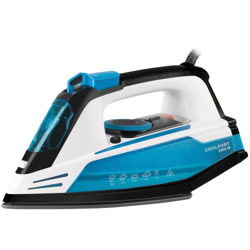 Утюг COOLFORT CF-3400 белый/черный/синий