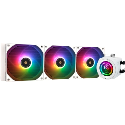 СВО Thermalright Core Vision 360 White ARGB / 3x120mm ARGB PWM Fans / TRCV360AW