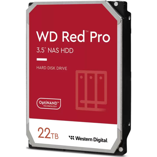 HDD Western Digital WD221KFGX 22TB 7200 RPM, SATA 6 Gb/s, CMR, 512 MB Cache, 3.5"