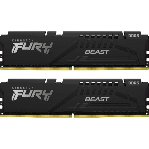 ОЗУ Kingston Fury Beast Black EXPO (KF556C36BBEK2-128) DDR 5 DIMM 128Gb PC44800, 5600Mhz, CL36 (Kit of 2)