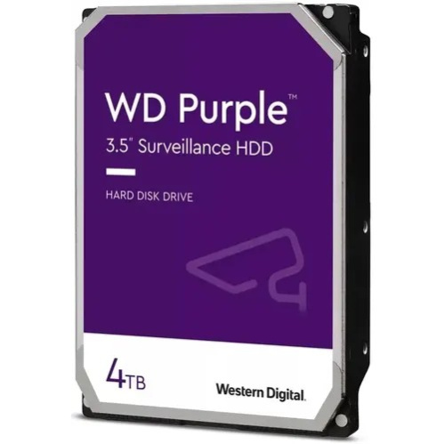 HDD WD Purple (WD43PURZ) 4TB Serial ATA III, 5400- rpm, 256Mb, 3.5"