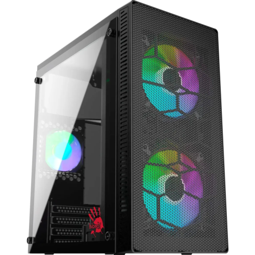 Корпус BLOODY BD-CC101, mATX, Mini-Tower, без БП, черный