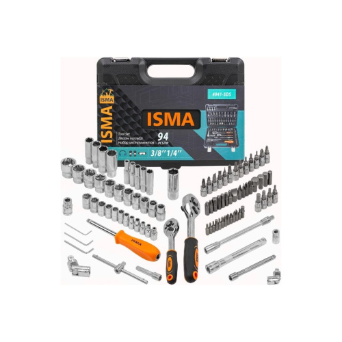Набор инструментов ISMA Isma-4941-5DS-м (52675) 94 пр.