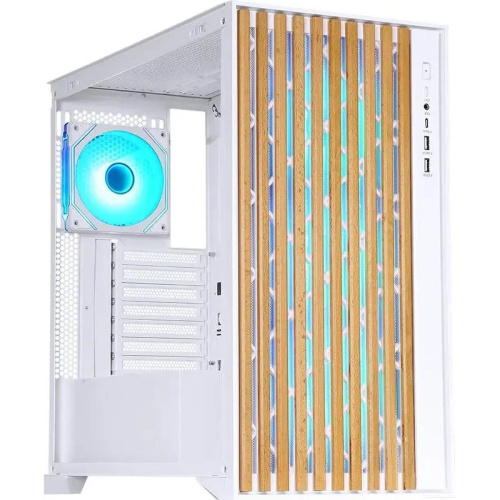 Корпус Formula TimberLine T0 белый без БП mATX 6x120mm 6x140mm 2xUSB3.0 audio