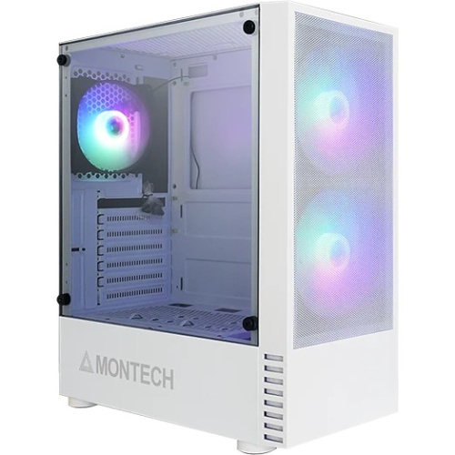 Корпус Montech X2 Mesh White (X2MESHW) / ATX / 2x140mm, 1x120mm FRGB fans