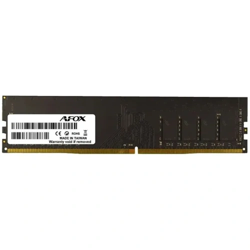 ОЗУ AFOX (AFLD416PS1P/AFLD416PH1P) DDR4 DIMM 16GB PC4-25600, 3200MHz, CL22, 1.2V, 288-Pin, Non-ECC, Un-Buffered