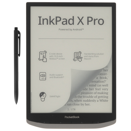 Электронная книга PocketBook Inc Pad X Pro (PB1040D-M-WW) Mist Grey