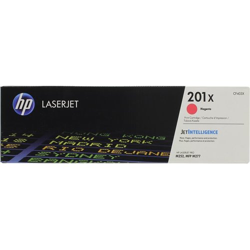 Картридж лазерный HP 201X CF403X пурпурный (2300стр.) для HP CLJ Pro M252/M277