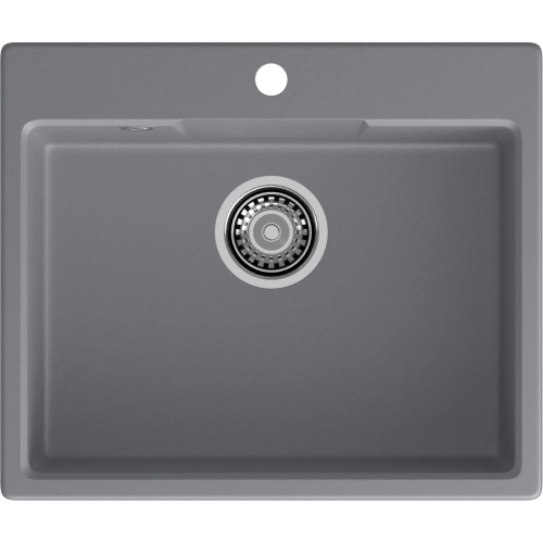 Кухонная мойка GRANFEST Urban 658 dark gray