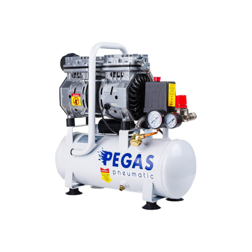 Компрессор Pegas pneumatic PG-601 малошумный безмасляный 6615