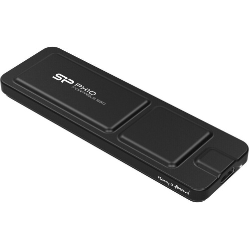 SSD Silicon Power PX10 SP010TBPSDPX10CK 1Tb, External, USB TypeC 3.2, Черный, read/write 1050/1050 Mb/s