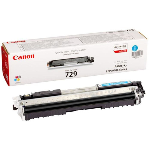 Картридж Canon Cartridge 729C (4369B002) Cyan голубой, 1000 стр., для LBP-7010C/7018C