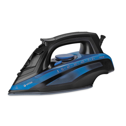 Утюг Vitek VT-8327MC черный/синий