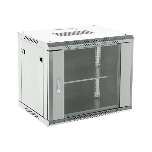 Шкаф коммутационный Rexant 04-0964-111 настенный 9U 600x450мм серый