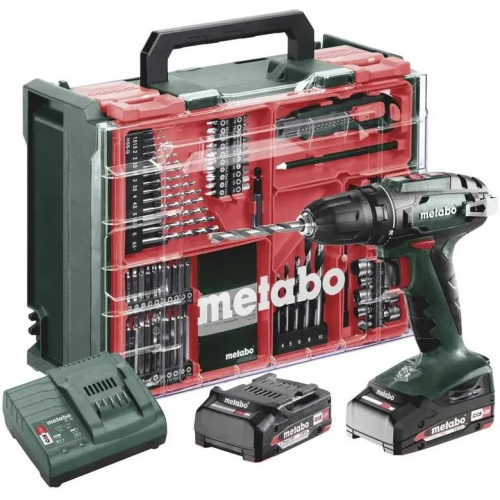 Дрель ударная Metabo BS 18 Set (602207710)