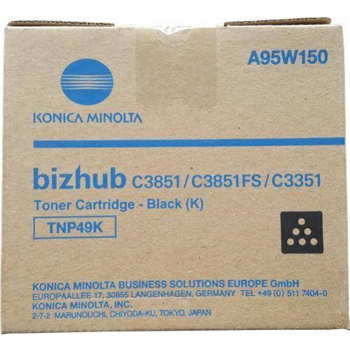 Тонер Konica-Minolta bizhub (A95W150) C3351/C3851 черный TNP-49K