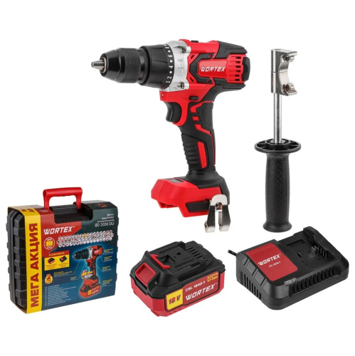 Дрель-шуруповерт Wortex BD 2030 Dli ALL1 (0329280) АКБ ЗУ
