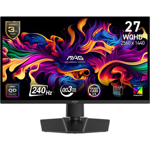 Монитор MSI Mag 271QP QD-OLED X24 (9S6-3CD89T-043) черный
