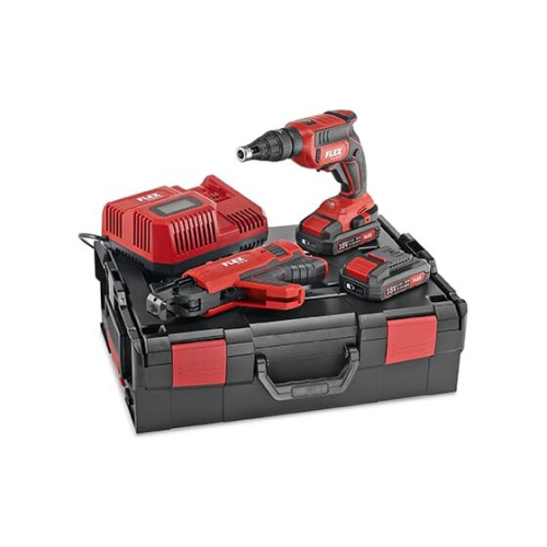 Шуруповерт FLEX DW 45 18.0-EC M/2.5 Set (466824) для гипсокартона 2АКБ+ЗУ