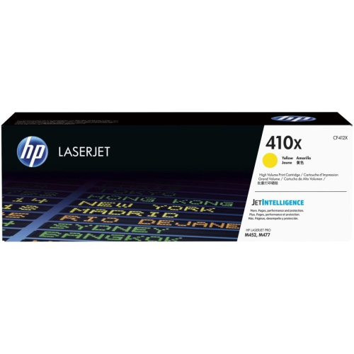Тонер-картридж HP CF412X 410X High Yield Yellow Original LaserJet Toner Cartridge