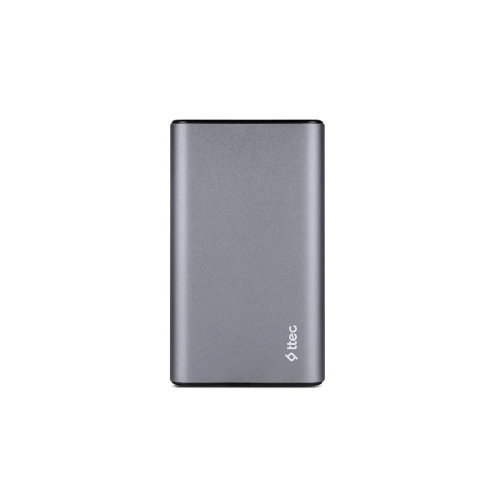 Внешний аккумулятор TTEC 2BB216UG ReCharger Pro LCD 15.000mAh PD 65W 2*USB-A/USB-C Powerbank Space Gray