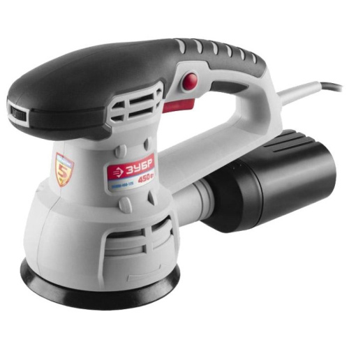 Эксцентриковая шлифмашина Зубр ЗОШМ-450-125