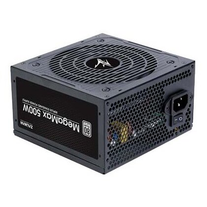 Блок питания Zalman ZM500-TXII (ATX 2.3, 500W, Active PFC, 120mm fan, 80Plus) Retail
