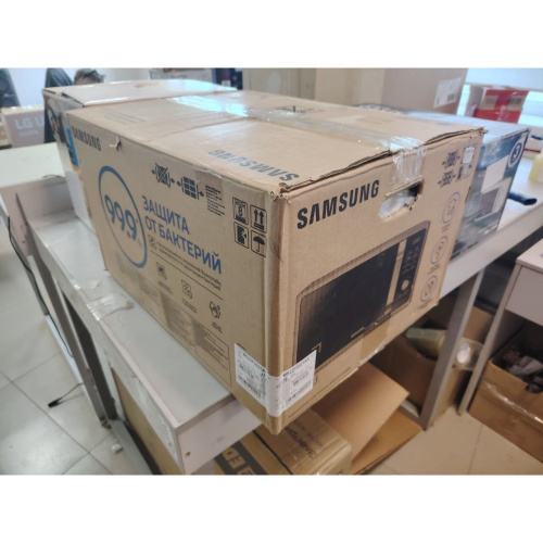 УЦ Микроволновая печь Samsung MS23F302TAK черный (плохая упаковка, б/у, нет документации, замена модуля клавиатуры)