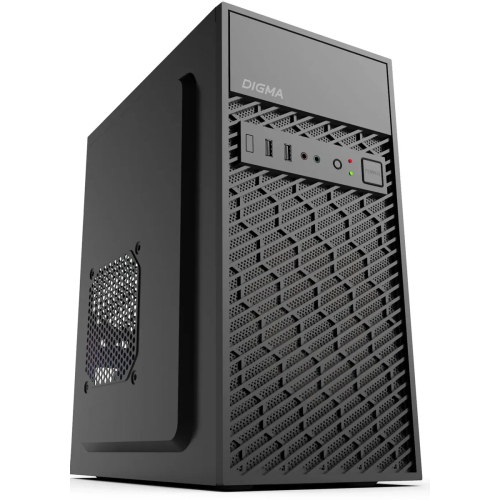 Корпус Digma DCC-MN303 черный без БП mATX 1x80mm 2x120mm 1xUSB2.0 1xUSB3.0 audio