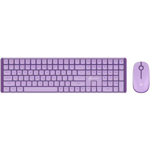 Клавиатура + мышь OKLICK S315W сиреневый
