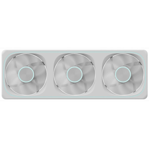 Вентилятор Formula V Line Air Fusion 3 WH Reverse, 360x120x28mm, ARBG 3pin + PWM 4pin, 500-1800 RPM, 37.83 DBA MAX, Hydro Bearing