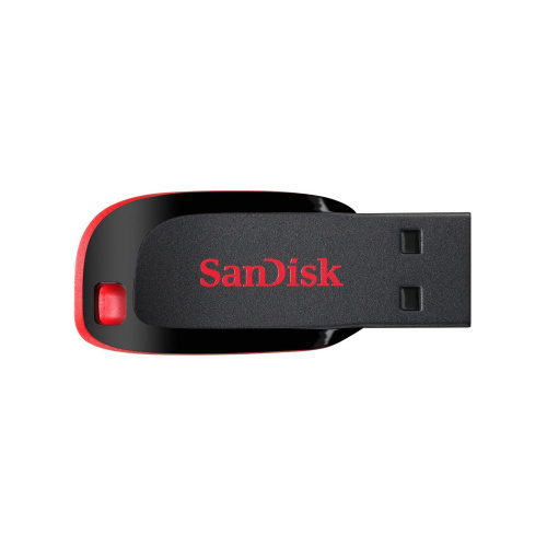 USB-флешка Sandisk 128Gb Cruzer Blade SDCZ50-128G-B35 USB2.0 черный/красный