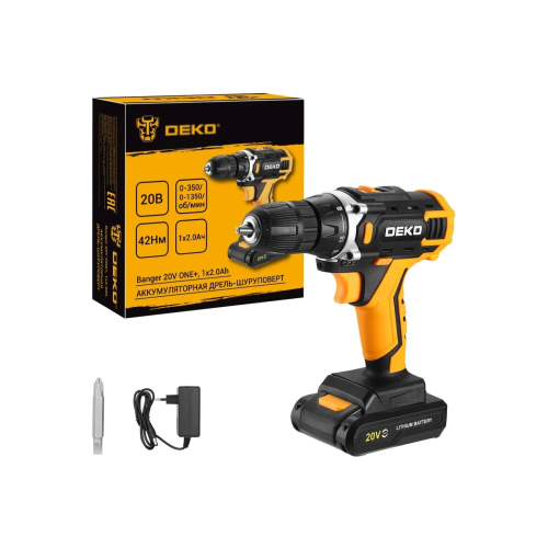 Дрель-шуруповерт Deko Banger 20V One+ (083-1116)