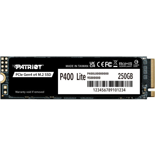 SSD PATRIOT P400 Lite P400LP250GM28H M.2 2280 PCIE 250GB