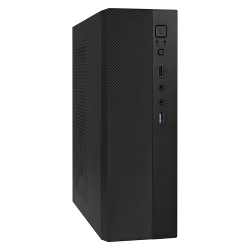 Корпус ExeGate MI-301U EX291267RUS Desktop (mATX/mini-ITX, без БП, 1*USB+1*USB3.0, аудио, черный)